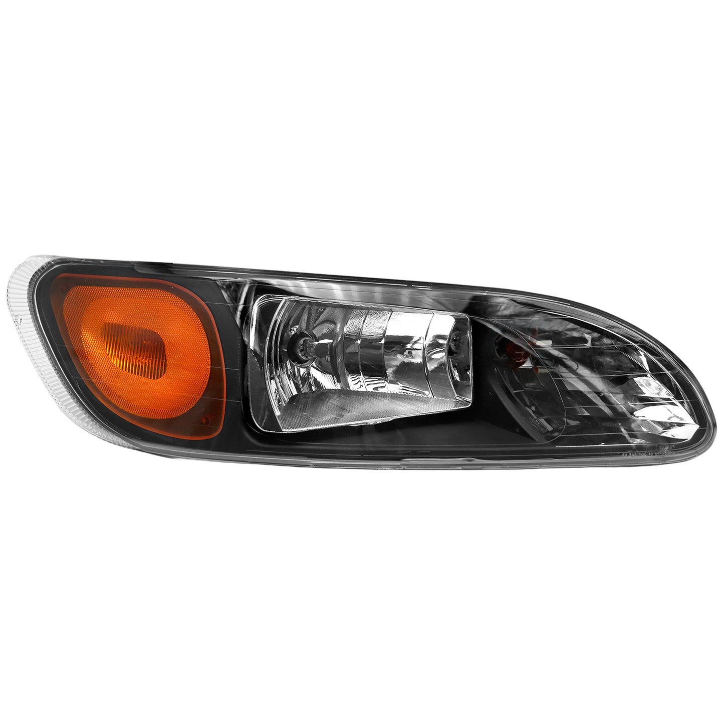 Peterbilt 337/386/387 Black Headlights With Turn Signal