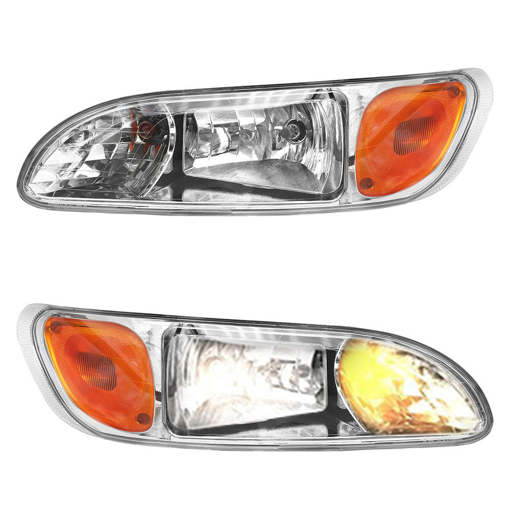 Peterbilt 337/386/387 Headlight Assembly Fit Halogen Models