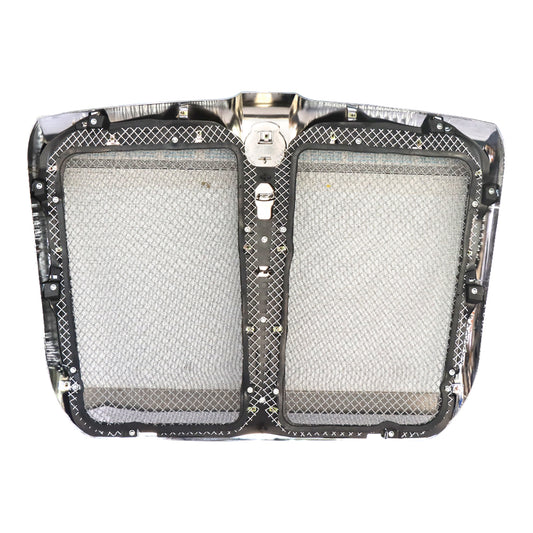 Chrome Grille With Bug Screen Fit For Kenworth T680 2015-2022