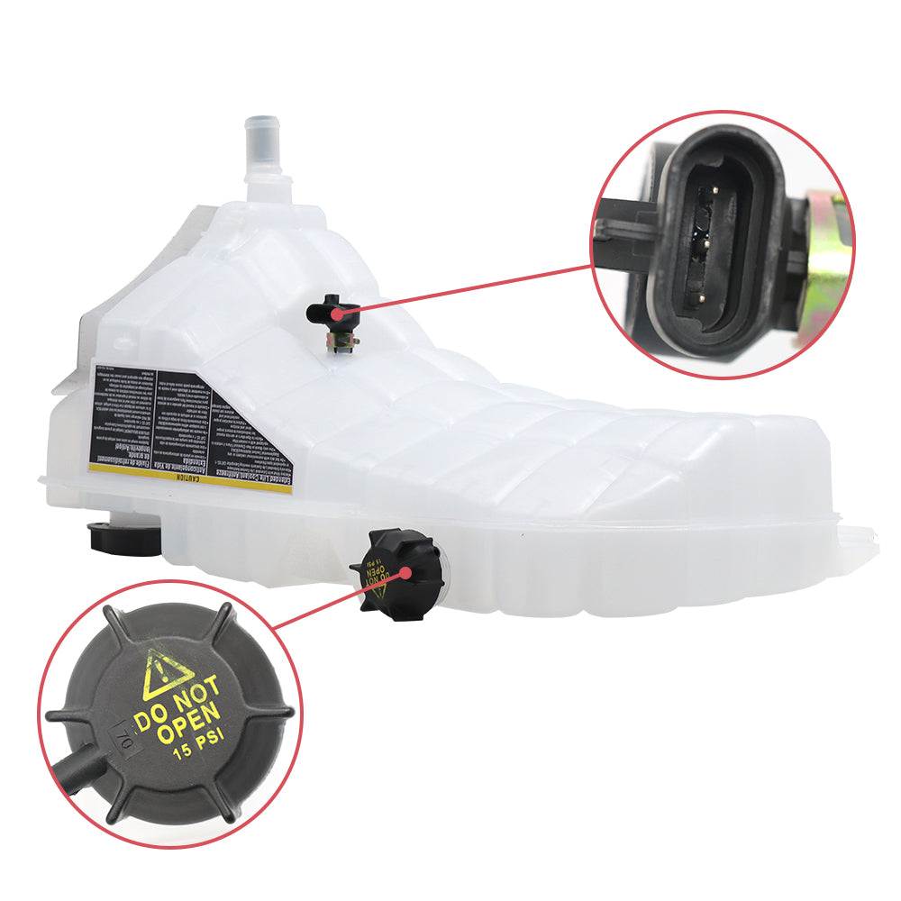 Kenworth & Peterbilt Coolant Overflow Reservoir Bottle Tank