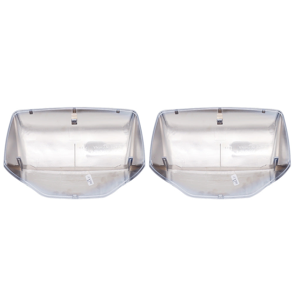 Kenworth T680 & Peterbilt 579/587 Chrome Hood Mirror Covers