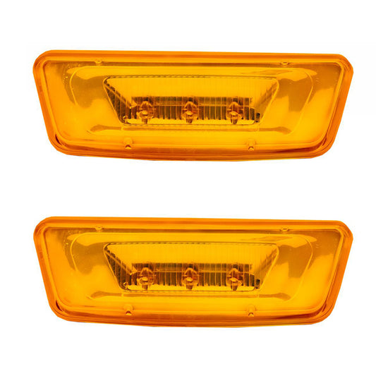 Fit for Kenworth & Peterbilt Side Marker Turn Signal Lights 2Pcs