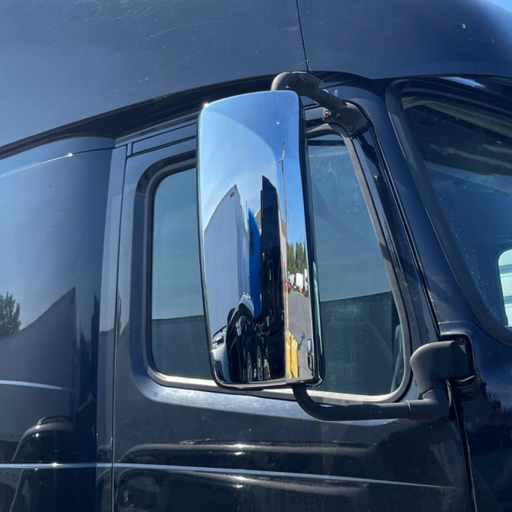 Volvo VNL/VNM Chrome Door Mirror Covers 2Pcs
