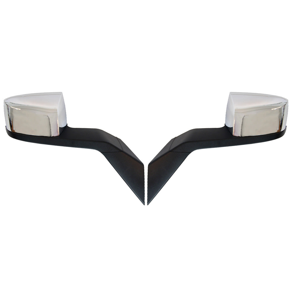 Volvo VNL 2000-2015 Chrome Hood Mirrors Assembly
