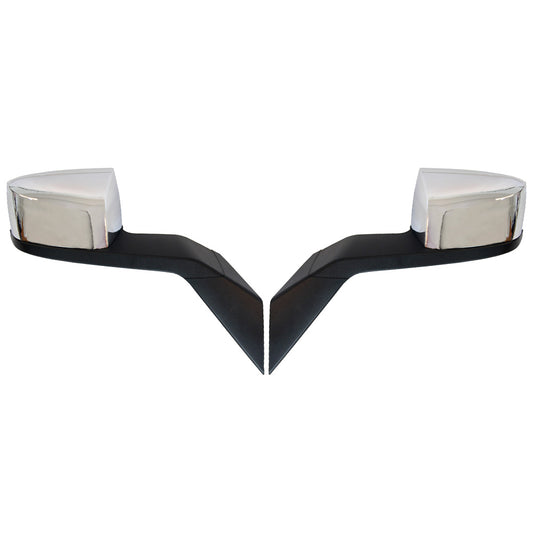 Volvo VNL 2000-2015 Chrome Hood Mirrors Assembly