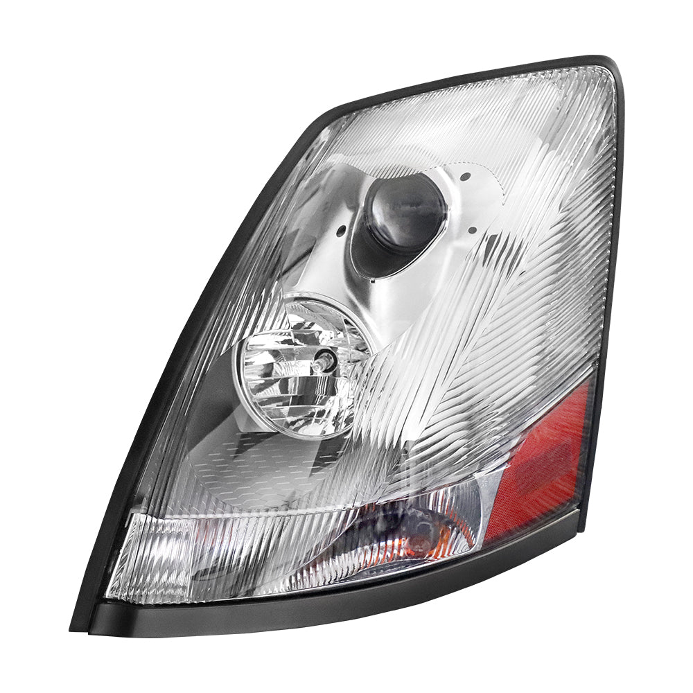 Volvo VNL Headlight Assembly Chrome With Turn Signal