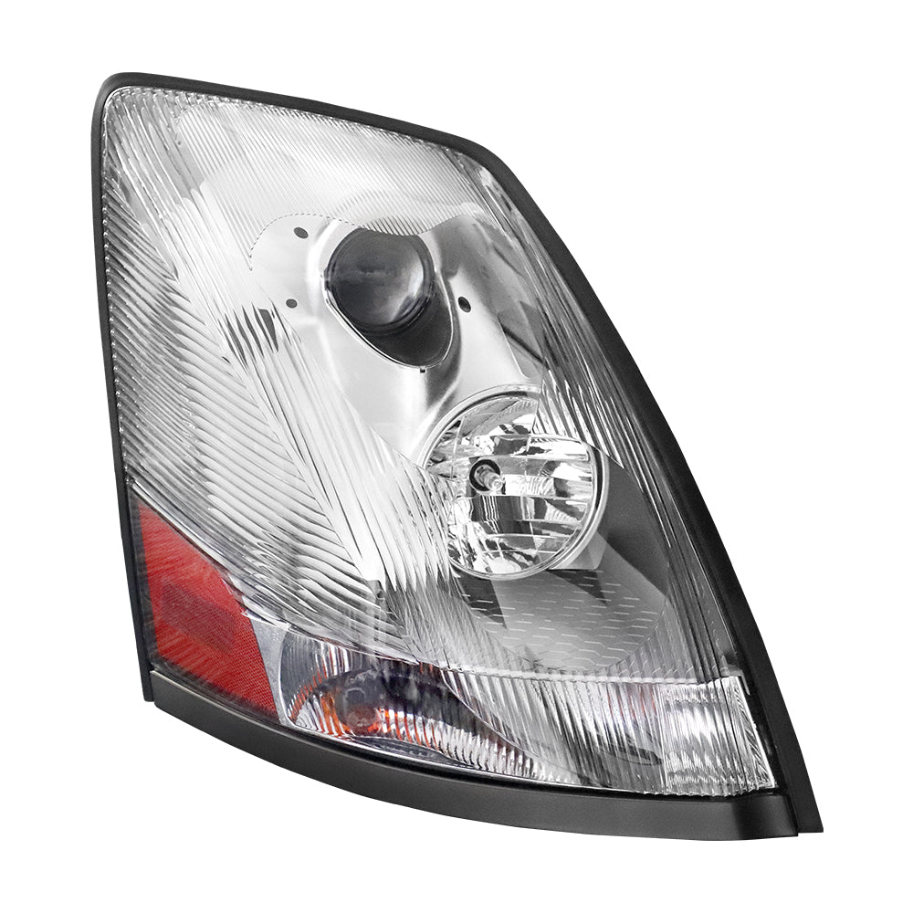Volvo VNL Headlight Assembly Chrome With Turn Signal
