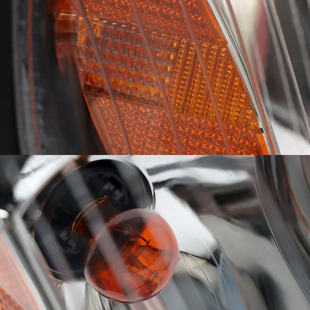 Freightliner M2 2004-2013 Headlight Assembly Black Pair