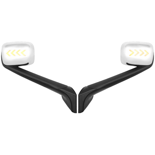 Freightliner Cascadia 2018-2021 Hood Mirrors With Turn Signal Light