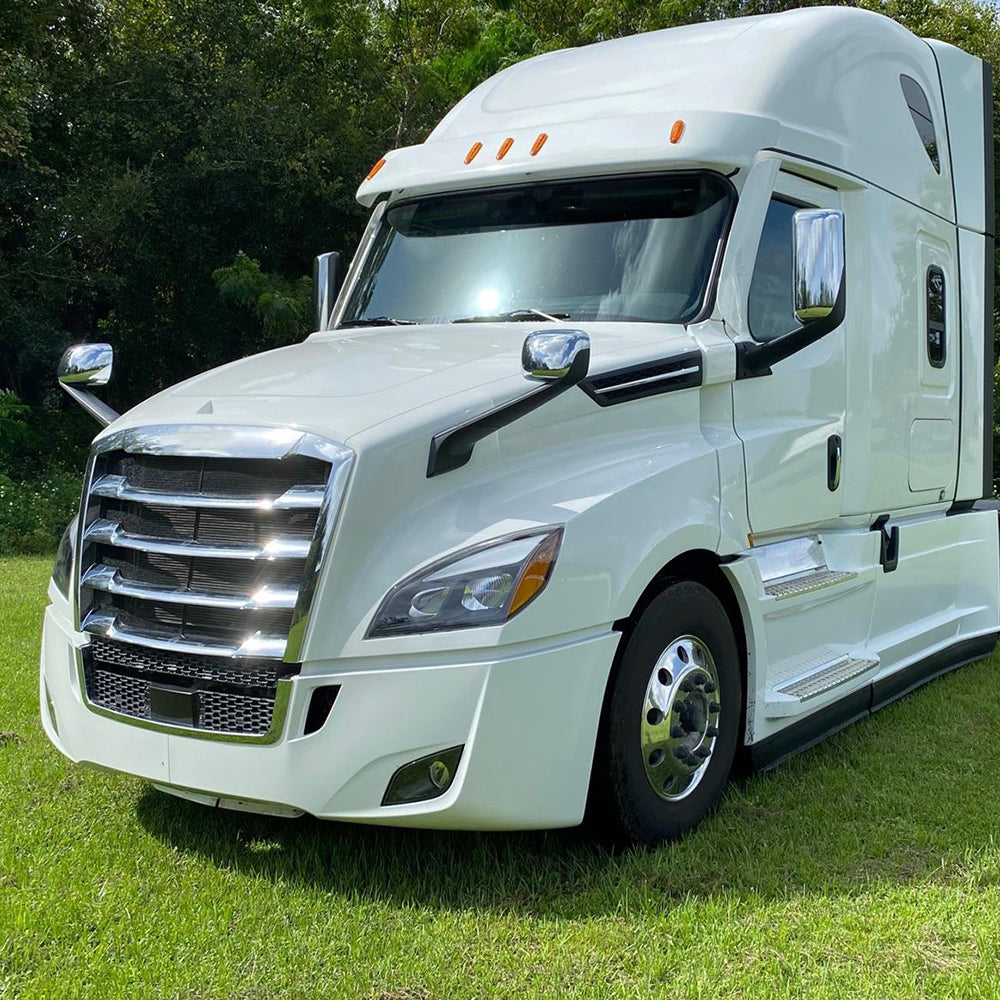 Freightliner Cascadia 2018-2021 Chrome Hood Mirrors