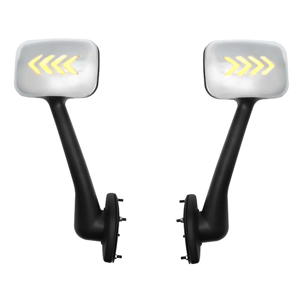 Freightliner Cascadia 2008-2016 Hood Mirrors With Turn Signal Light