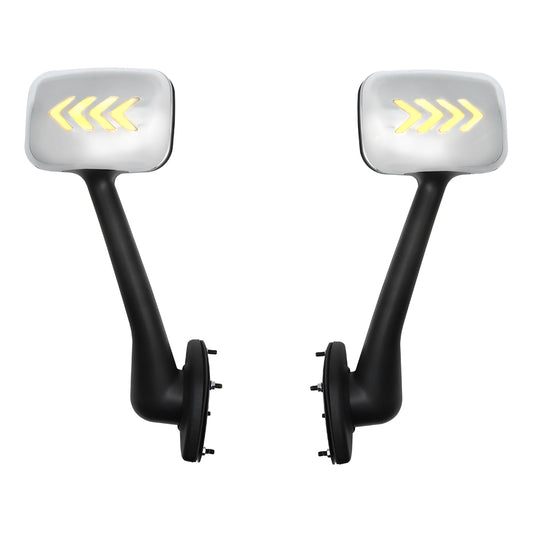 Freightliner Cascadia 2008-2016 Hood Mirrors With Turn Signal Light