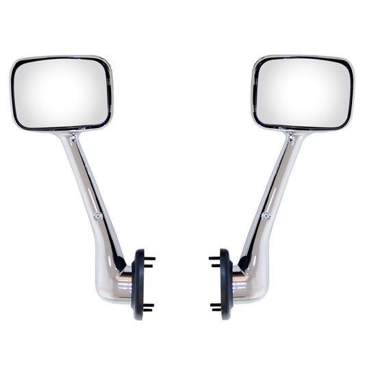 Freightliner Cascadia 2008-2016 Complete Chrome Hood Mirrors