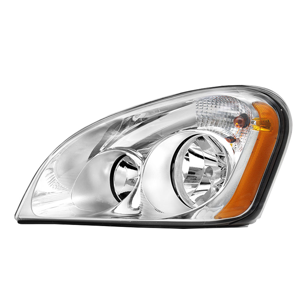 Freightliner Cascadia Halogen Headlights Chrome With Bulbs