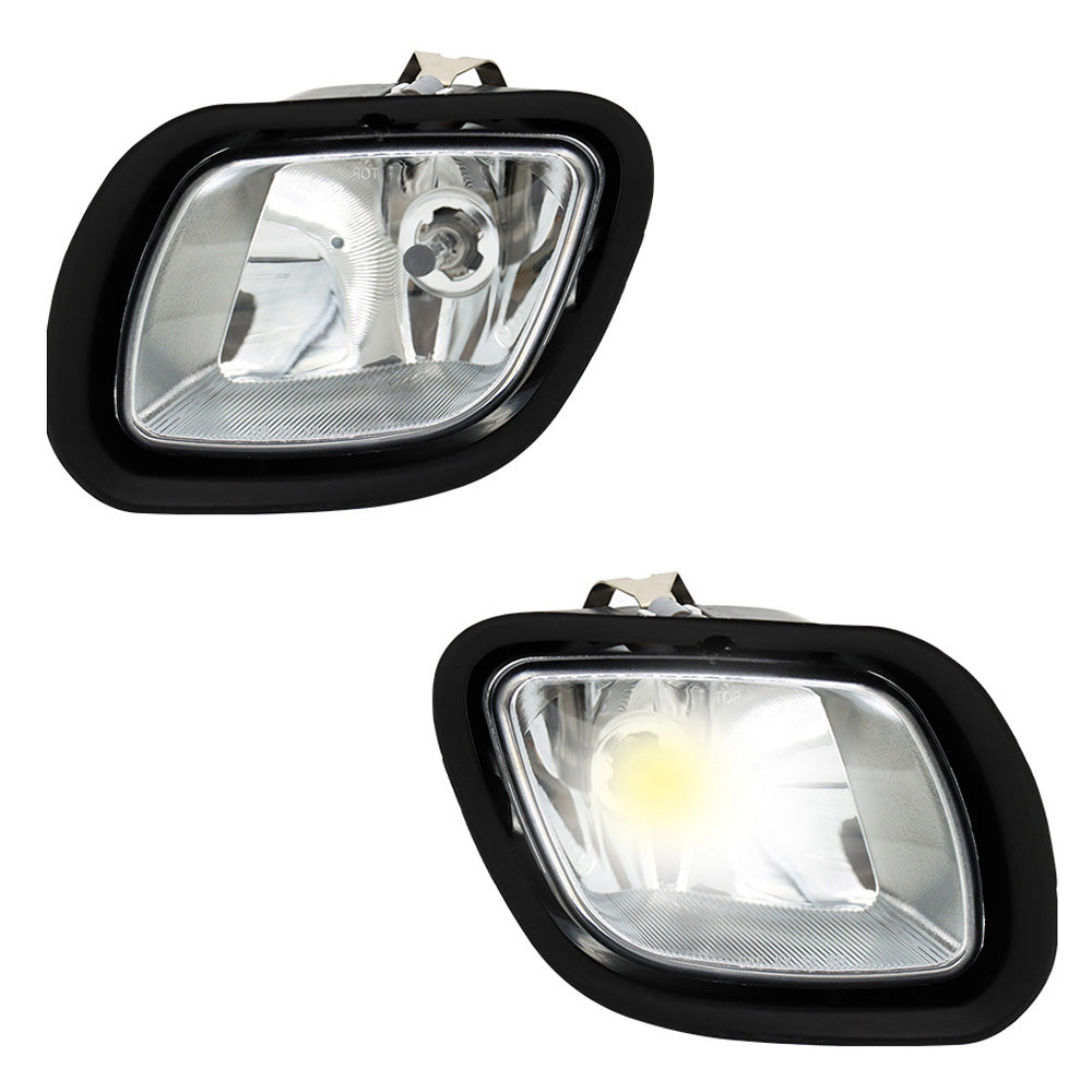 Freightliner Cascadia 2008-2016 Clear Fog Lights 2Pcs