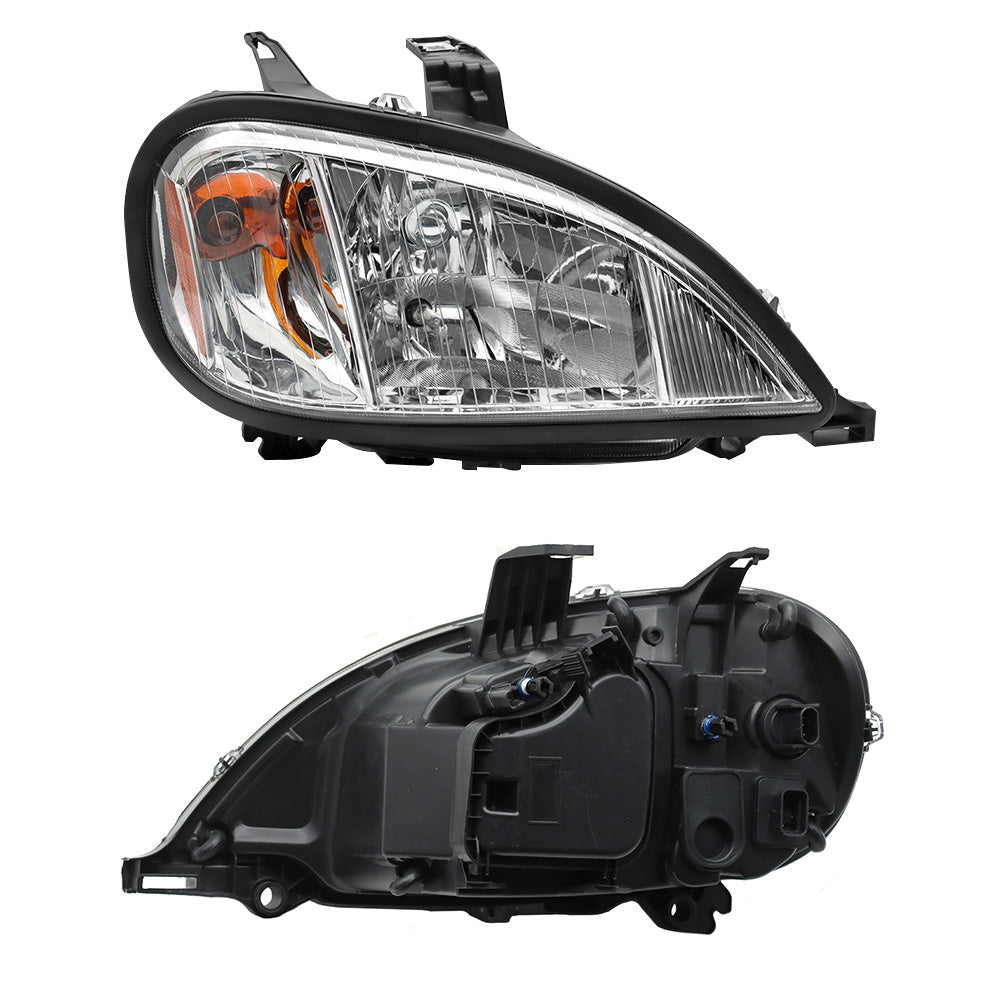 Freightliner Columbia Headlights Assembly Halogen Chrome