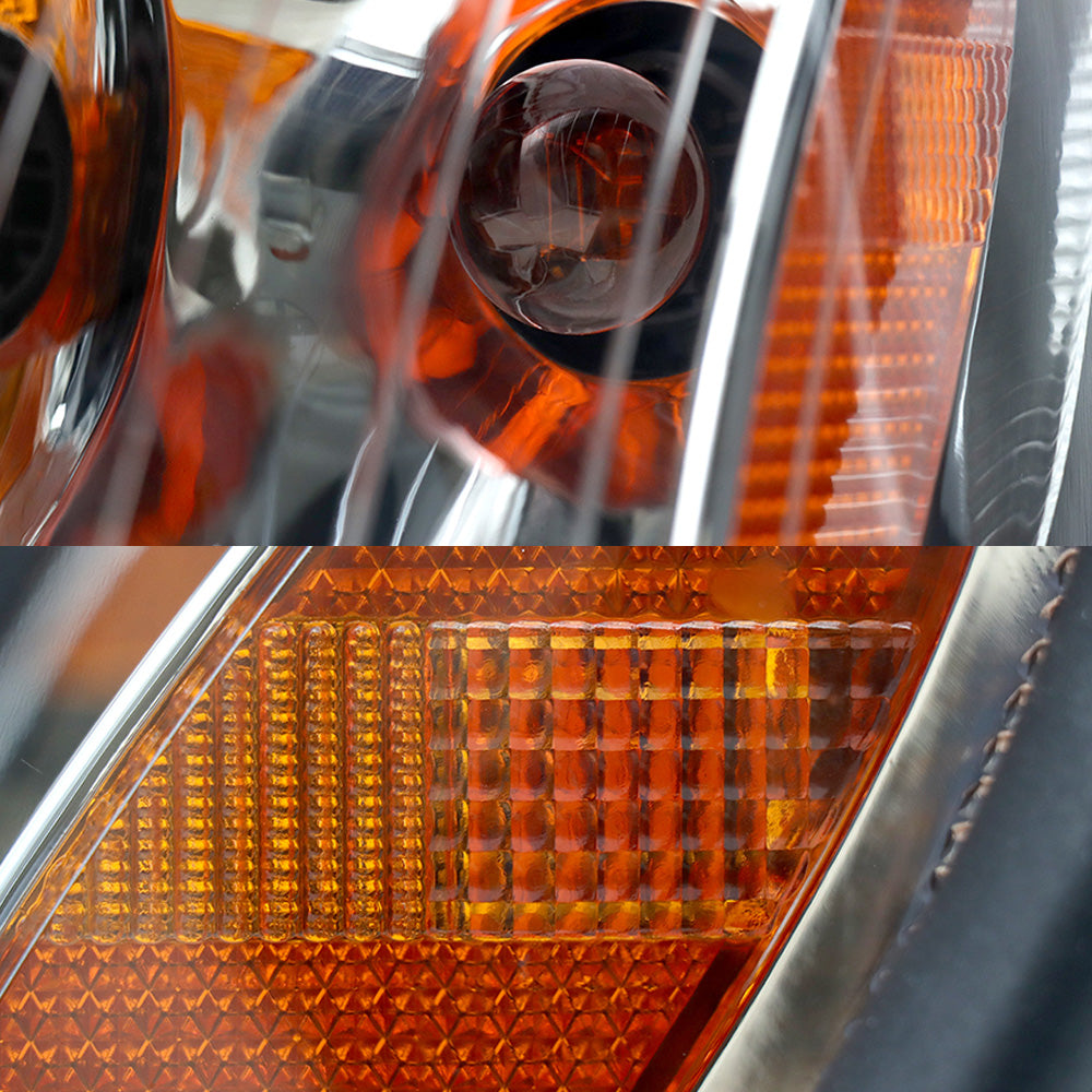Freightliner Columbia Headlights Assembly Halogen Chrome