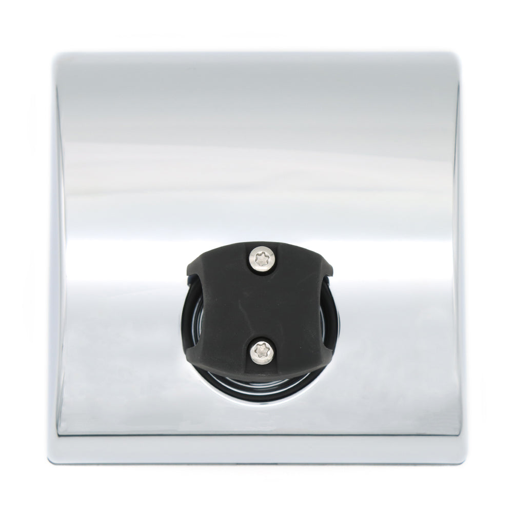 International 2008-2018 Chrome Square Convex Hood Mirror Head