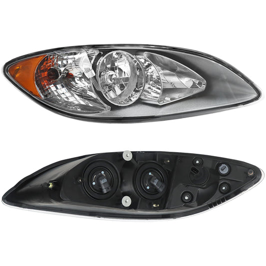 Compatible With International ProStar Chrome Headlights Assembly 2008-2016