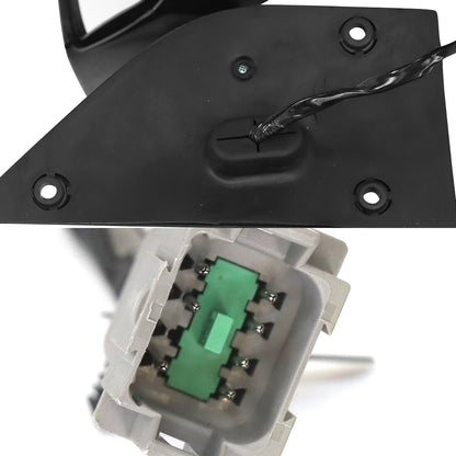 Black Heated Door Mirror for Freightliner Cascadia 2018+ Left Driver Side