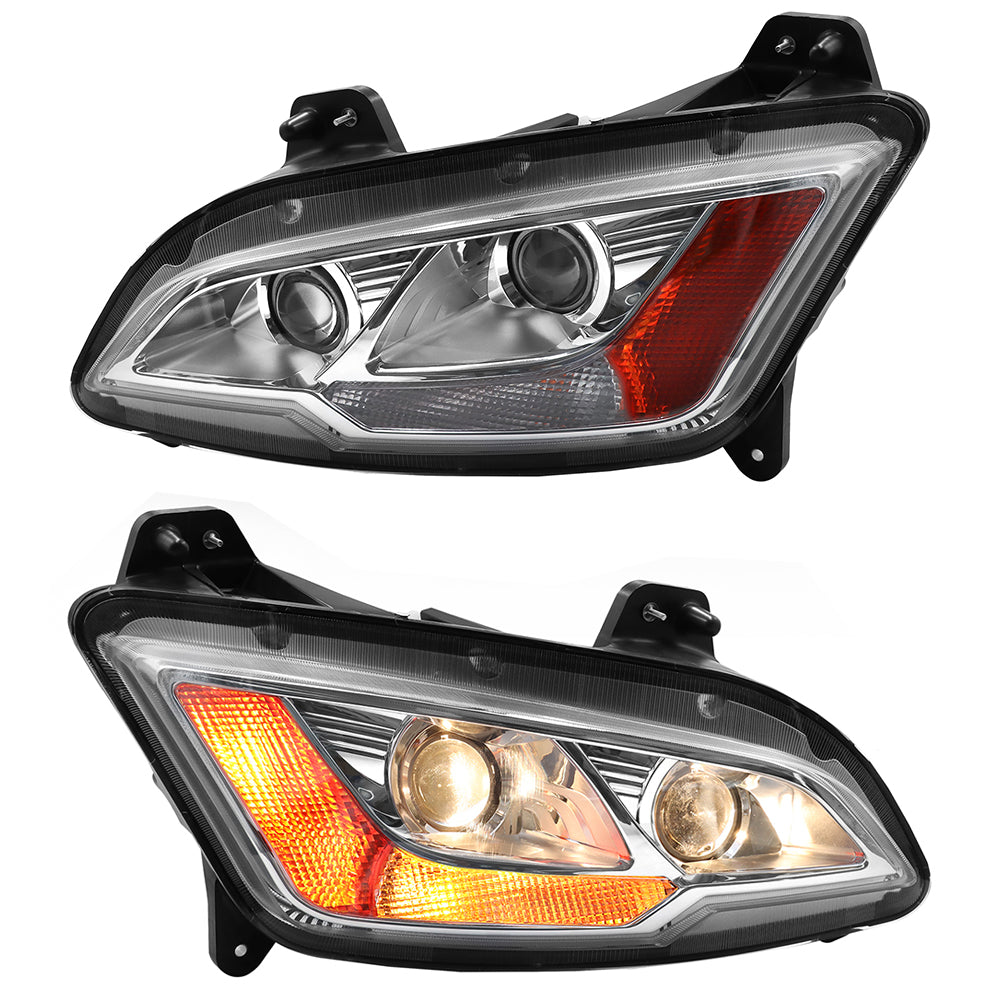 Halogen Headlights Assembly Compatible With Peterbilt 579 2022+