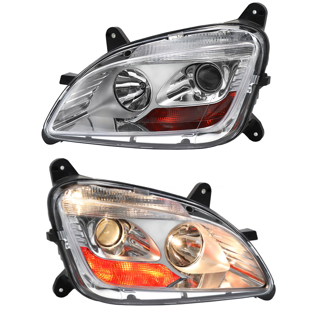 Halogen Headlights Assembly Compatible With Peterbilt 579 587