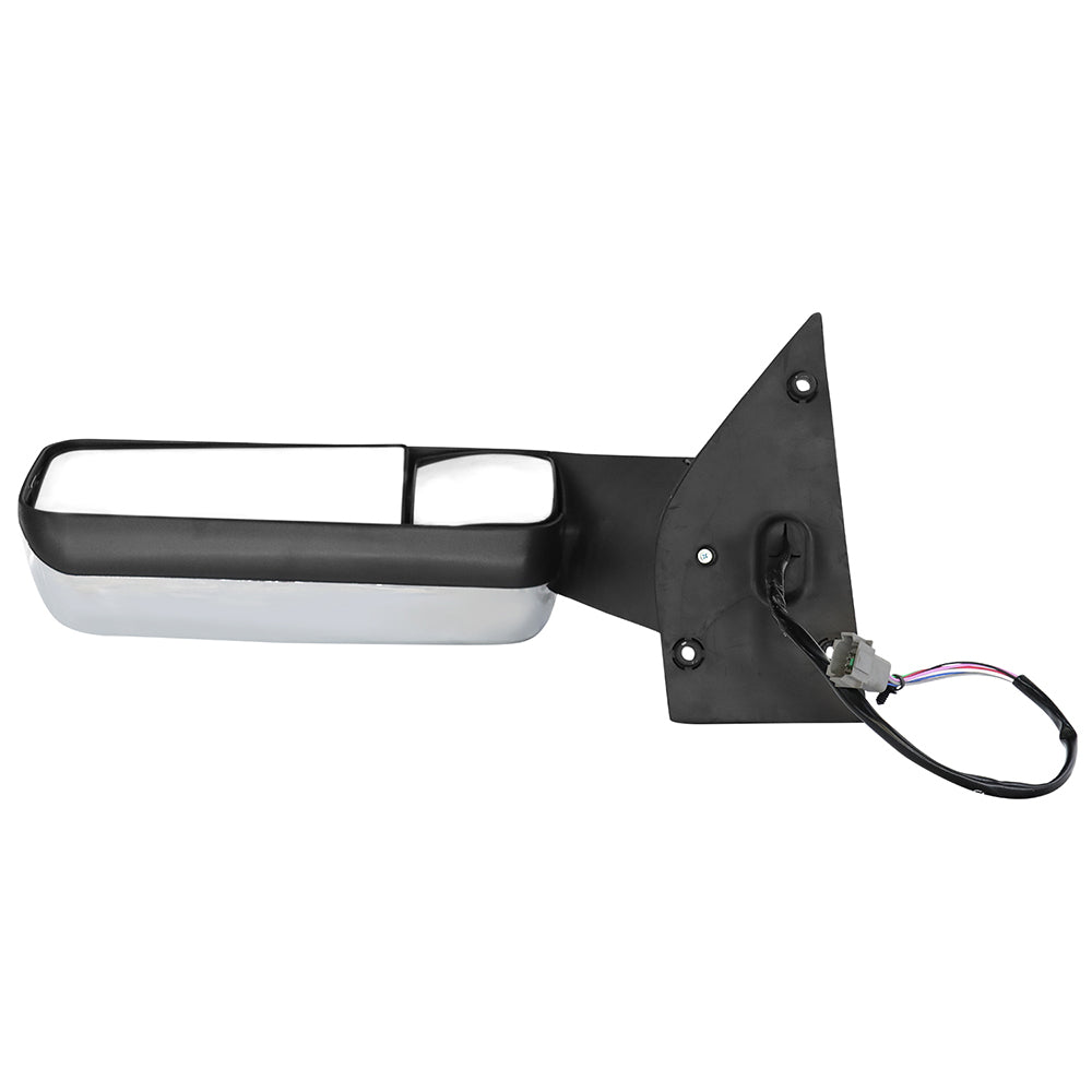 Chrome Heated Door Mirror for Freightliner Cascadia 2018+ Left Driver Side