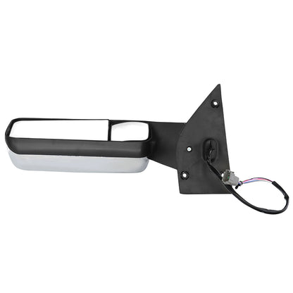 Chrome Heated Door Mirror for Freightliner Cascadia 2018+ Left Driver Side