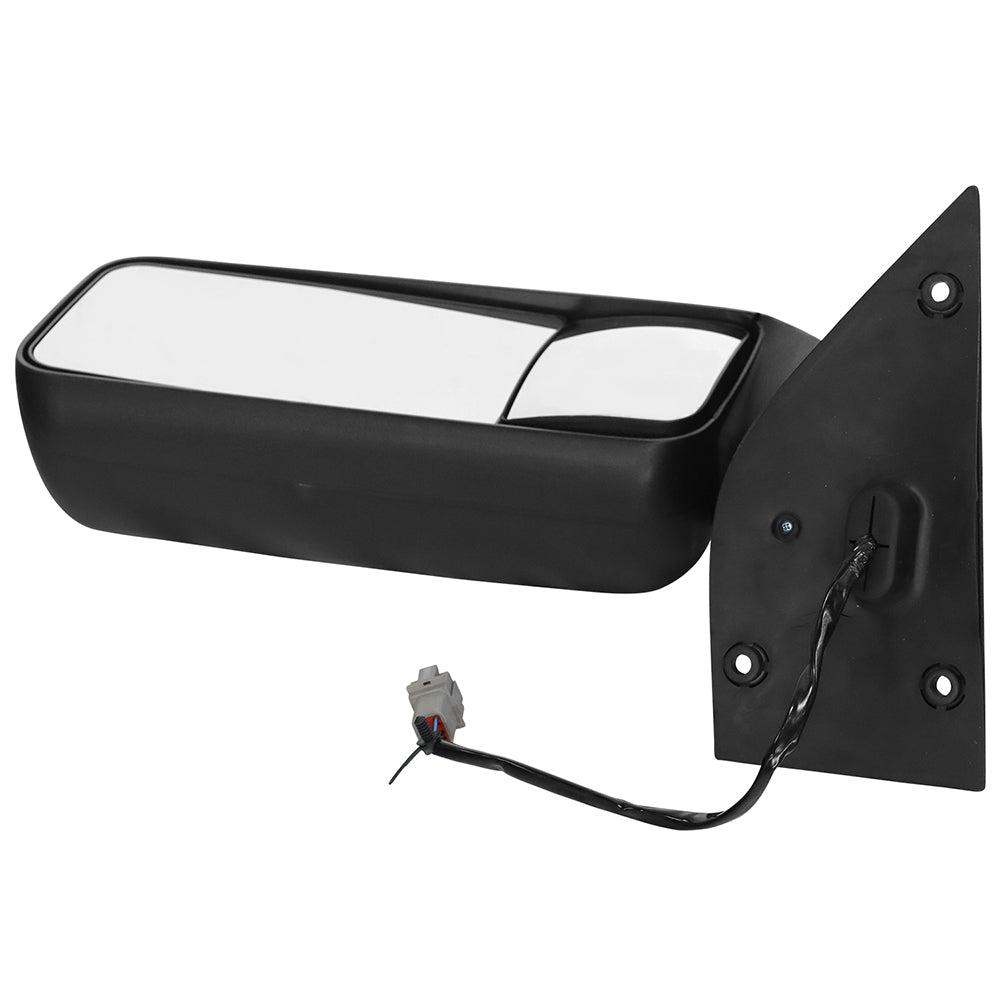 Black Heated Door Mirror for Freightliner Cascadia 2018+ Left Driver Side