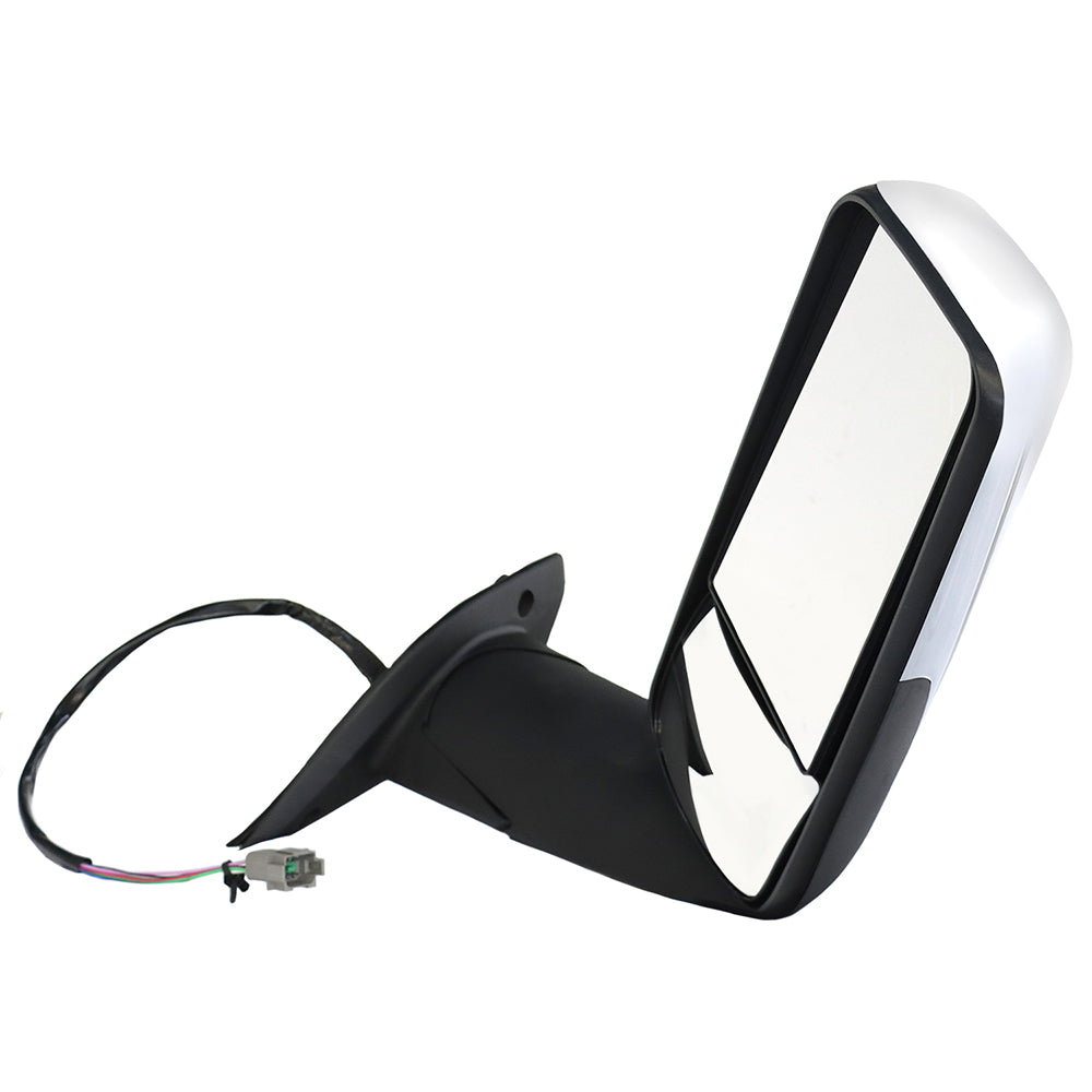 Chrome Heated Door Mirror for Freightliner Cascadia 2018+ Left Driver Side