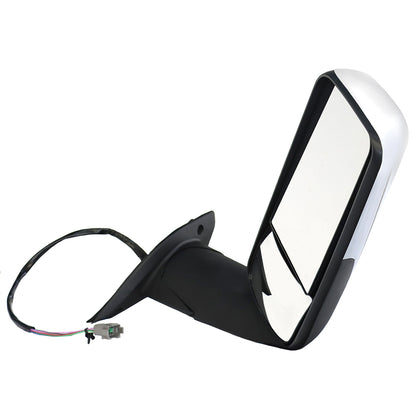 Chrome Heated Door Mirror for Freightliner Cascadia 2018+ Left Driver Side