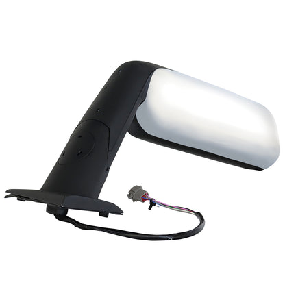 Chrome Heated Door Mirror for Freightliner Cascadia 2018+ Left Driver Side