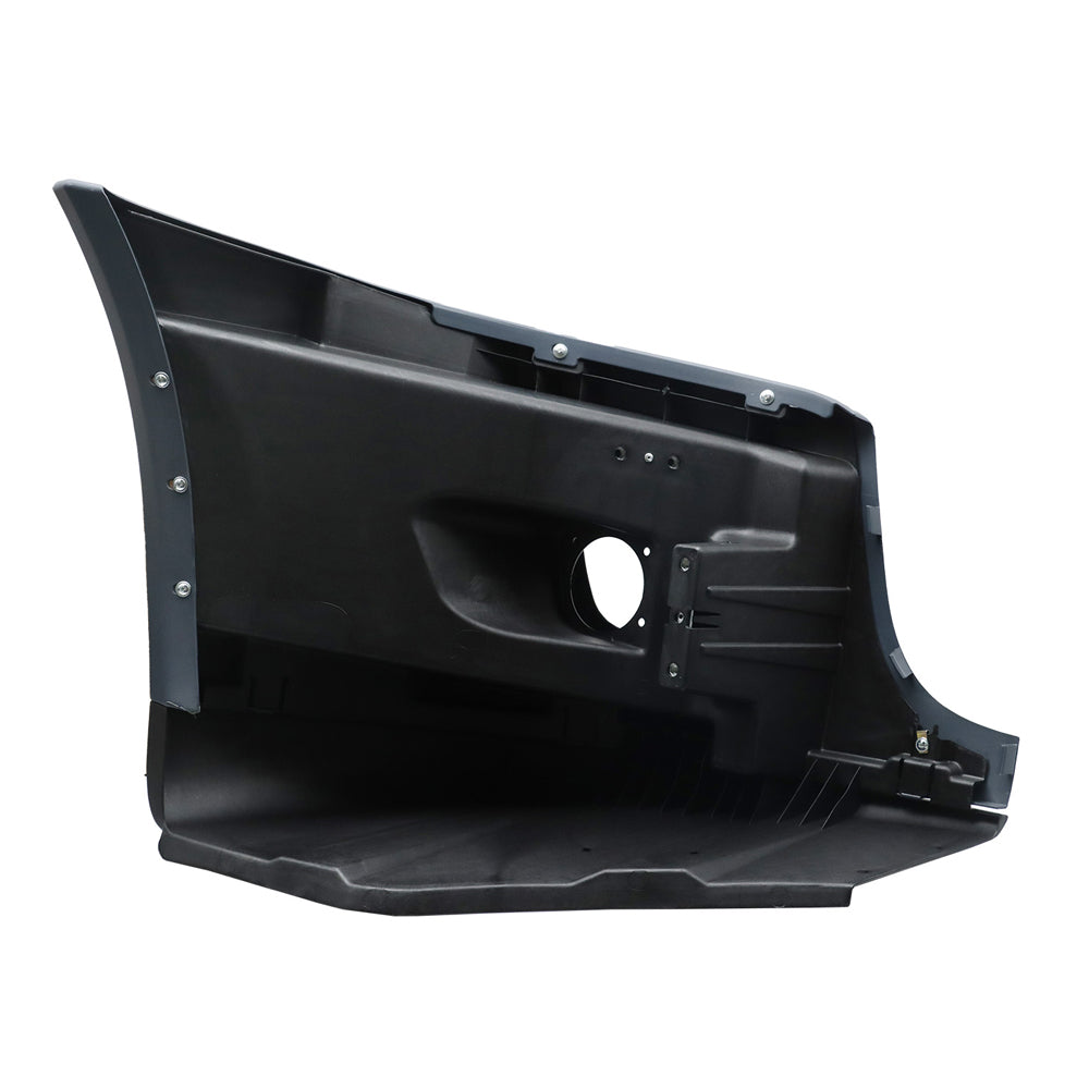 Bumper End Cover With Fog Light Hole Compatible With Freightliner Cascadia 2008-2017 Driver Side