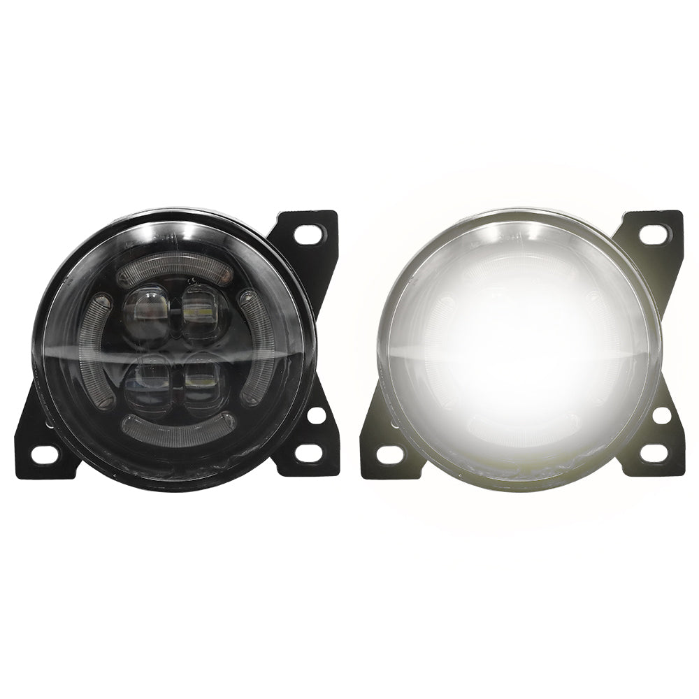 LED Fog Lights Compatible With Peterbilt Kenworth Driver and Passenger Side