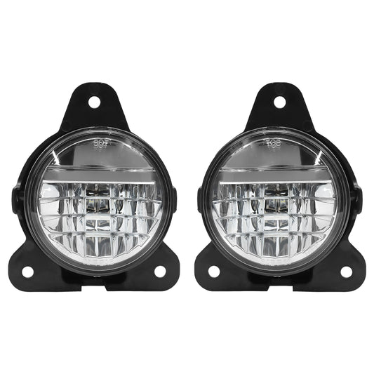 Chrome LED Fog Lights Compatible With Volvo VNR VNR300 VNR400 VNR640 2018-2020