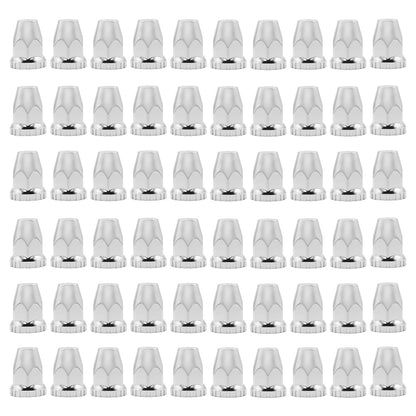 Screw 33mm Chrome Wheel Hub Covers 2 7/8" Compatible With Semi Truck 60Pcs