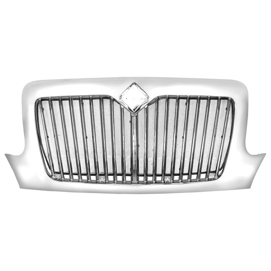 Chrome Grille With Bug Screen Fit For International Durastar Semi Trucks