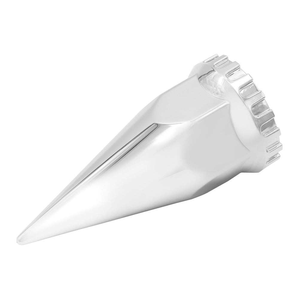 Push 33mm Chrome Spiked Wheel Hub Covers 4 3/4" Compatible With Semi Truck 60Pcs