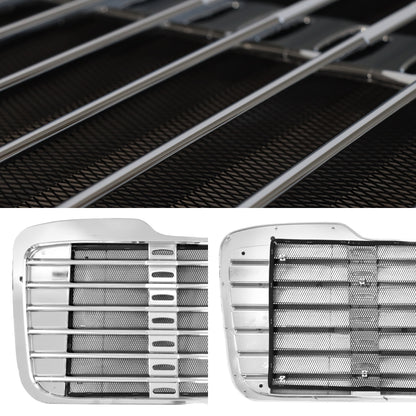 Compatible With Freightliner M2 2003-2015 Trucks Full Chrome Front Grille