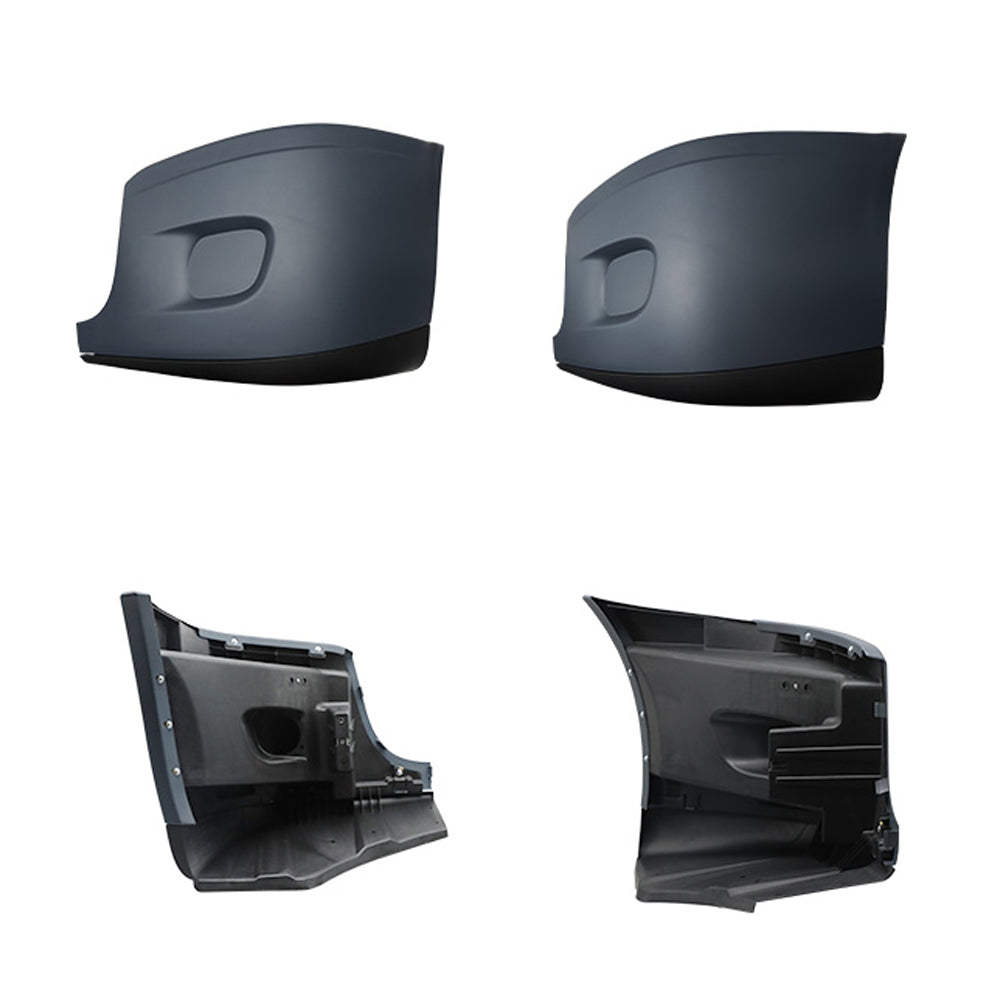 Bumper End Cover Without Fog Light Hole Compatible With Freightliner Cascadia 2008-2017 Driver Side