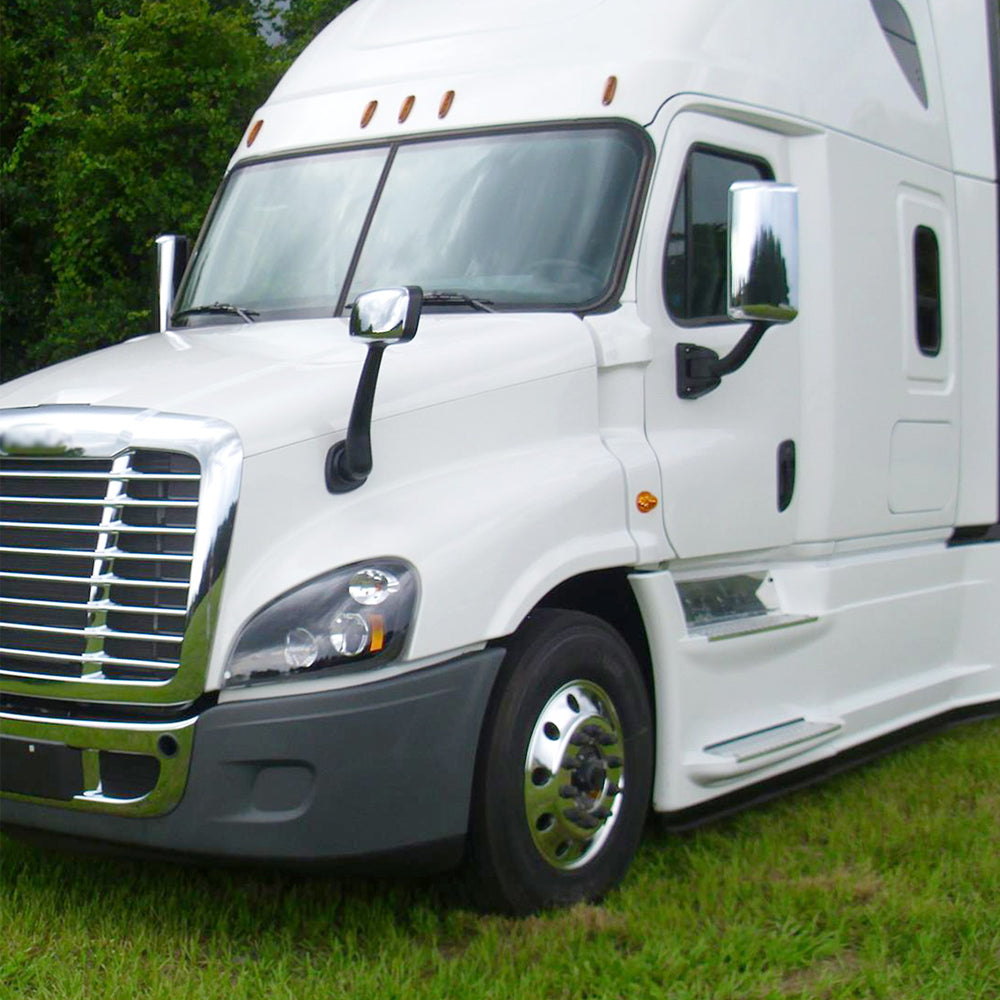 Bumper End Cover Without Fog Light Hole Compatible With Freightliner Cascadia 2008-2017 Driver Side