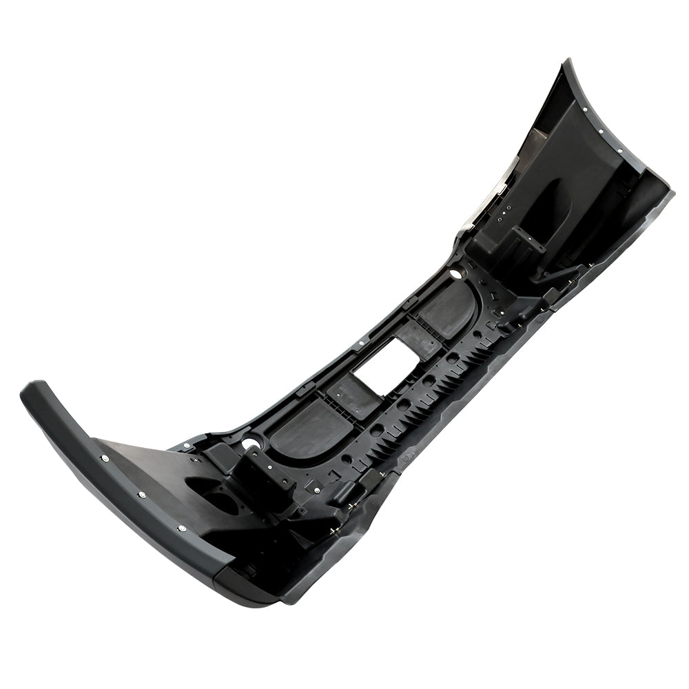 Complete Front Bumper Compatible With Freightliner Cascadia 2008-2016 Without Fog Light Holes Black