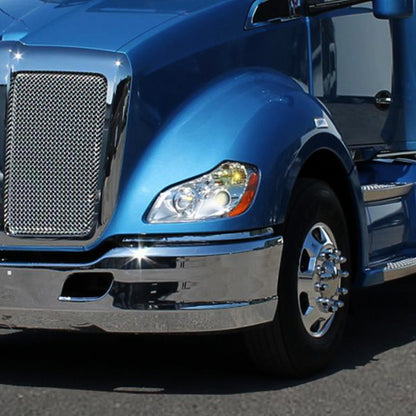 Kenworth T680 2013-2021 Chrome Headlights Included Bulbs