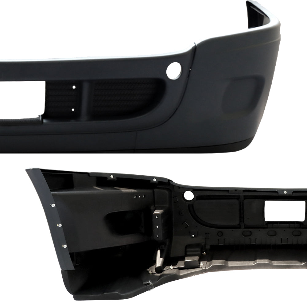 Complete Front Bumper Compatible With Freightliner Cascadia 2008-2016 Without Fog Light Holes Black