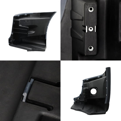Bumper End Cover With Fog Light Hole Compatible With Freightliner Cascadia 2008-2017 Driver Side