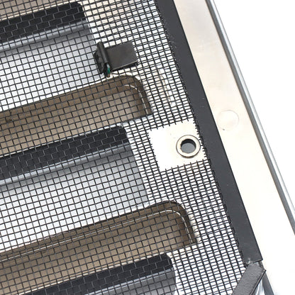 Chrome Front Grille With Bug Screen Fit For Mack Vision Truck 2002-2016