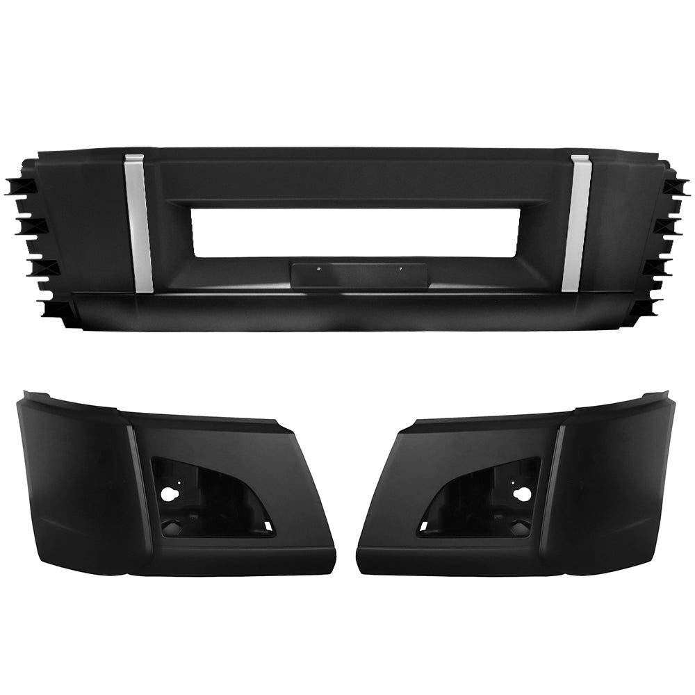 Complete Front Bumper With Fog Light Holes Compatible With Volvo VNL 2017+