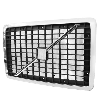 Front Grille Assembly Fit For Volvo VNL Semi Trucks 2004-2017 With Bug Screen