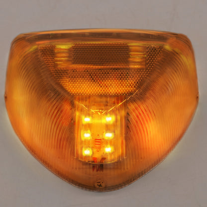 31 LED Turn Signal Replacement Fit for Peterbilt 359 357 365 378 379 Triangle Amber Led & Clear Lens 2Pcs