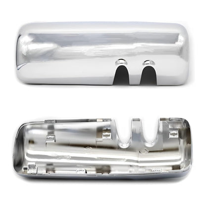 A Pair Chrome Side Mirror Covers with Clips Fit for Kenworth T680 T880 W990